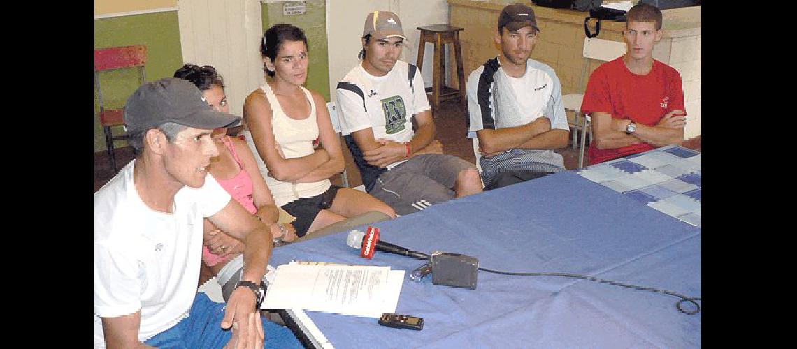 Los atletas locales informaron la novedad al regreso de la pretemporada de Salta 