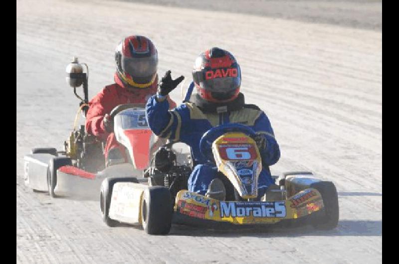 David Meunier piloto de Mayores 50 cc ensayÃ³ ayer en Laprida Miguelangel 