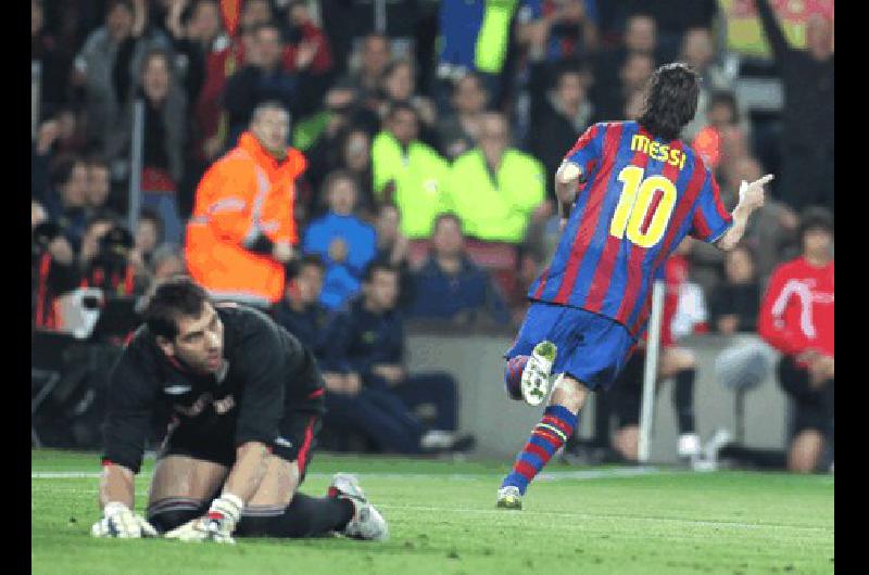 Lionel Messi estrella de los catalanes AFP 