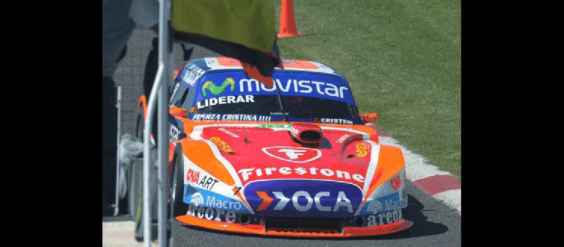 Mensaje de Fuerza Cristina del piloto marplatense Christian Ledesma en las pruebas del TC en ParanÃ TÃ©lam 