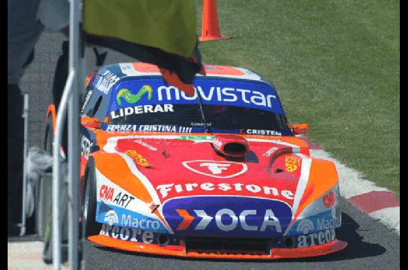 Mensaje de Fuerza Cristina del piloto marplatense Christian Ledesma en las pruebas del TC en ParanÃ TÃ©lam 