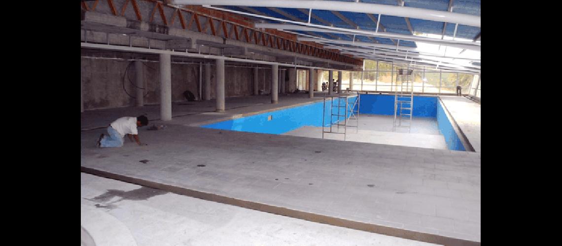 La pileta cubierta de nataciÃ³n estÃ prÃcticamente terminada Es otro de los grandes proyectos de Estudiantes 