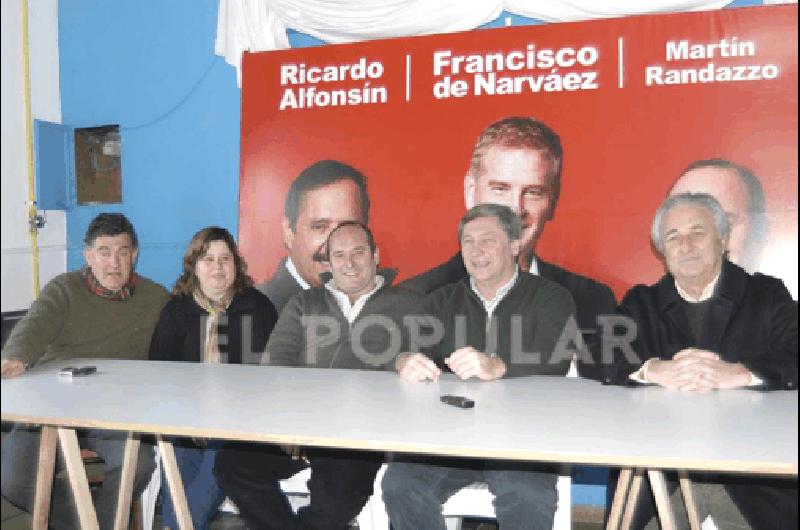 Los referentes de De NarvÃez estuvieron en la ciudad junto a los integrantes del Frente Todos por La Madrid 
