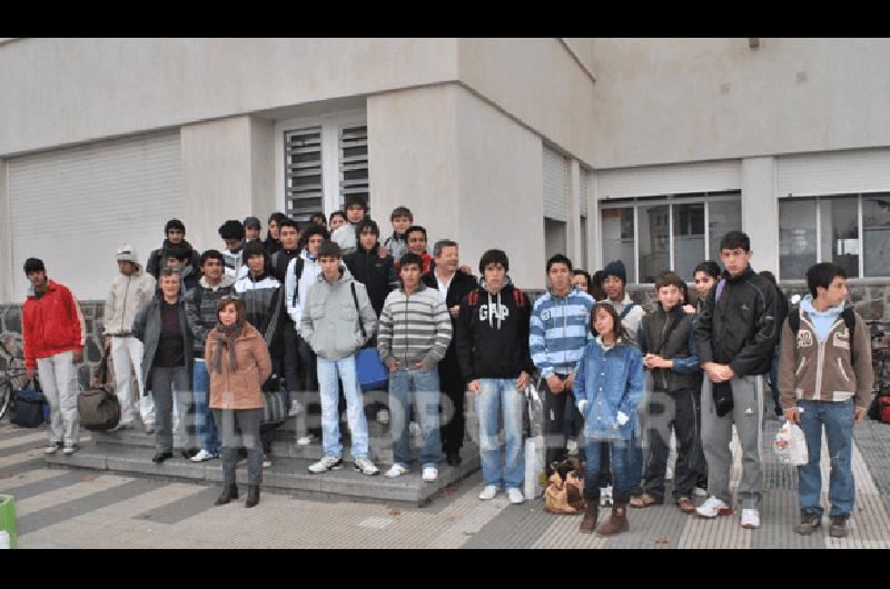 Los jÃ³venes regresarÃn maÃ±ana jueves a Laprida 