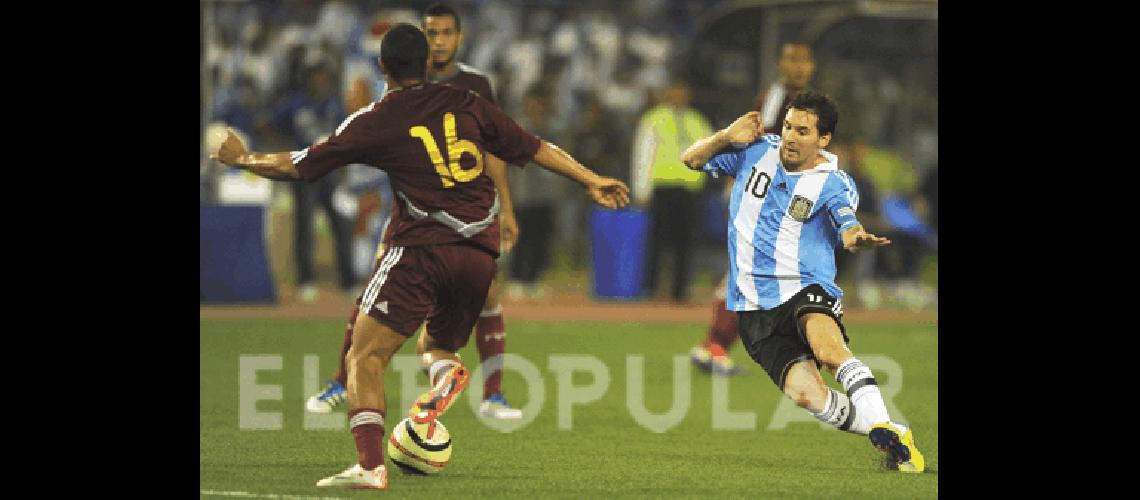 Lionel Messi fue uno de los puntos altos de la SelecciÃ³n en el debut de Sabella como DT AFP 