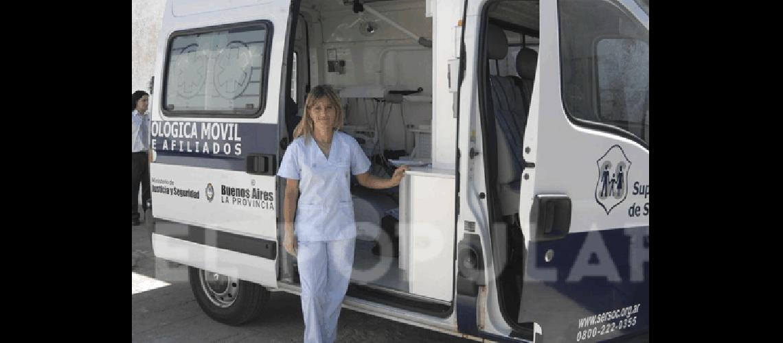 El consultorio odontolÃ³gico mÃ³vil policial estuvo en La Madrid y hoy harÃ lo propio en Laprida Agencia 