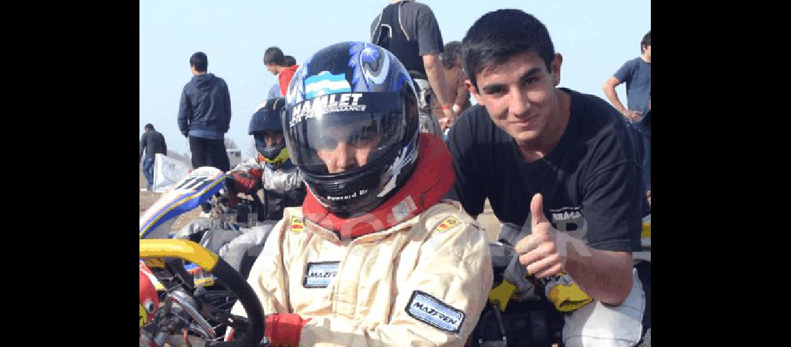 El piloto de la Monomarca 1100 SebastiÃn Tissone es el invitado del campeÃ³n Marcelo Tambucci Archivo  Miguelangel 