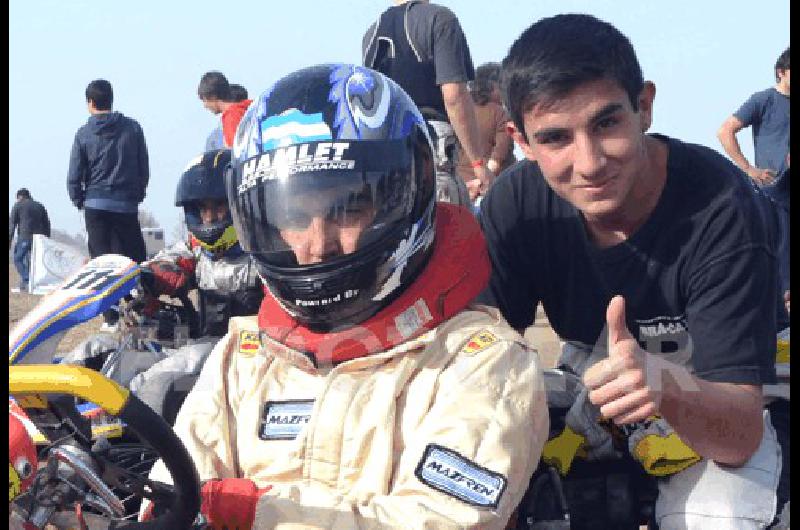 El piloto de la Monomarca 1100 SebastiÃn Tissone es el invitado del campeÃ³n Marcelo Tambucci Archivo  Miguelangel 