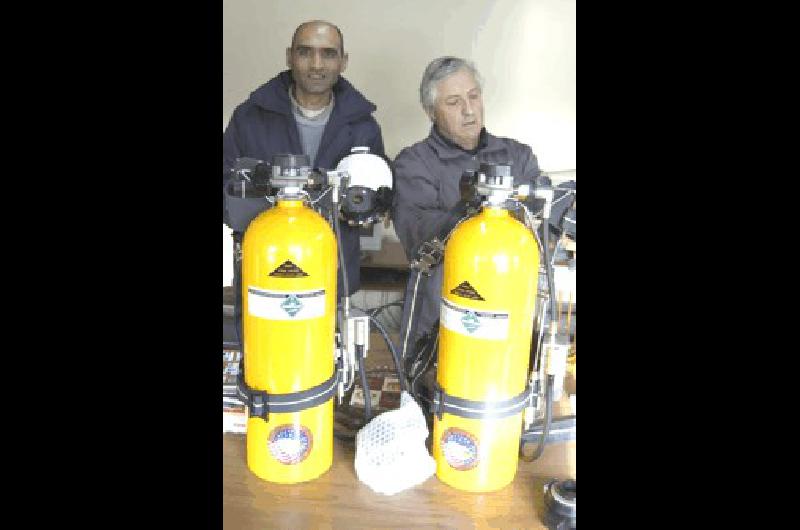 Los Bomberos Voluntarios de La Madrid realizaron la presentaciÃ³n de nuevos equipos de respiraciÃ³n autÃ³noma 