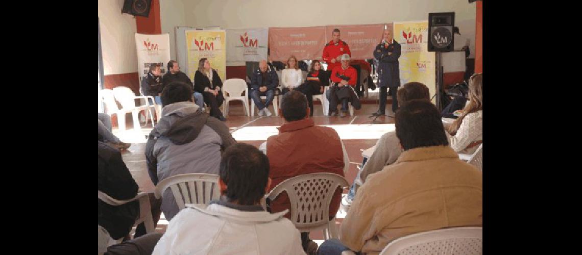 En el Polideportivo se presentaron las propuestas de lo que serÃ la ediciÃ³n 2013 de los Juegos BA 
