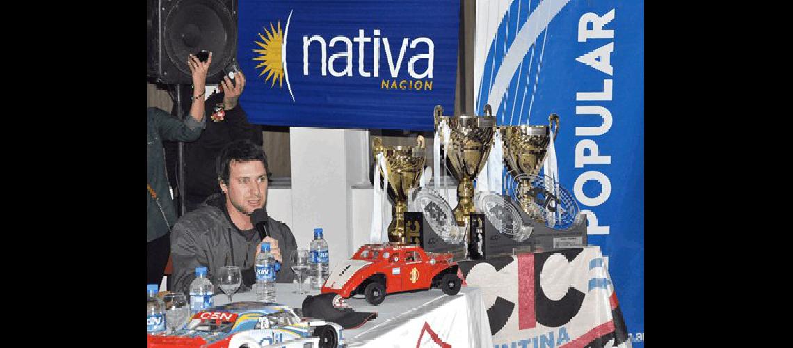 NicolÃs Pezzucchi invitÃ³ al pÃºblico de OlavarrÃ­a a acompaÃ±ar al TC 