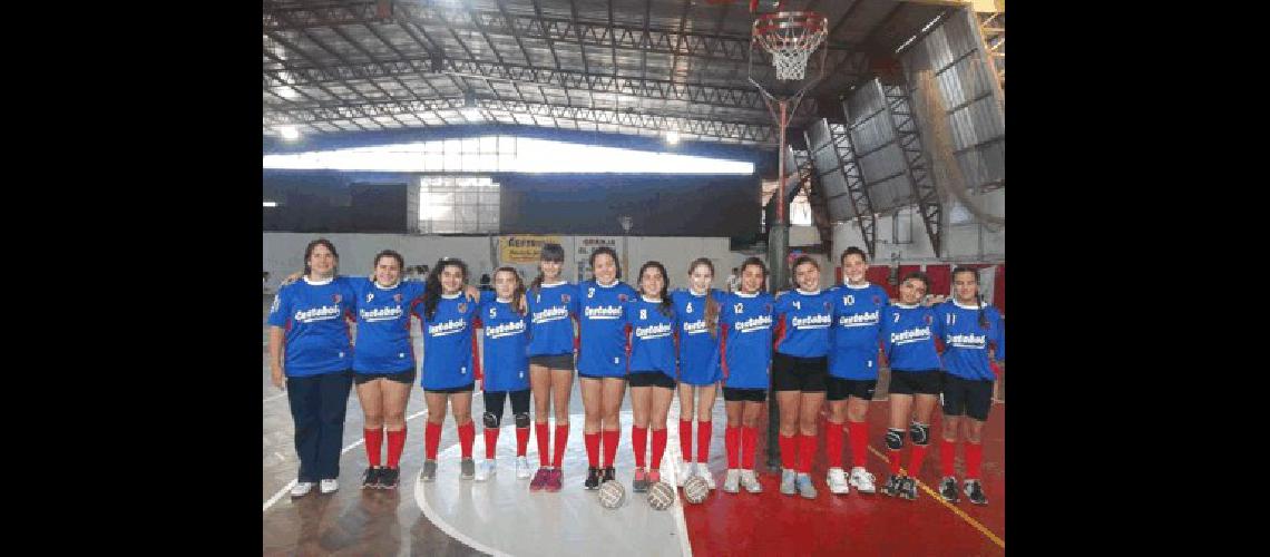 Equipo de LilÃn de Laprida que participÃ³ de la Liga nacional en Necochea 