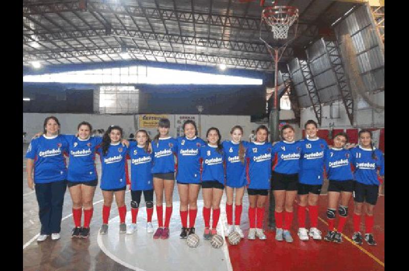 Equipo de LilÃn de Laprida que participÃ³ de la Liga nacional en Necochea 
