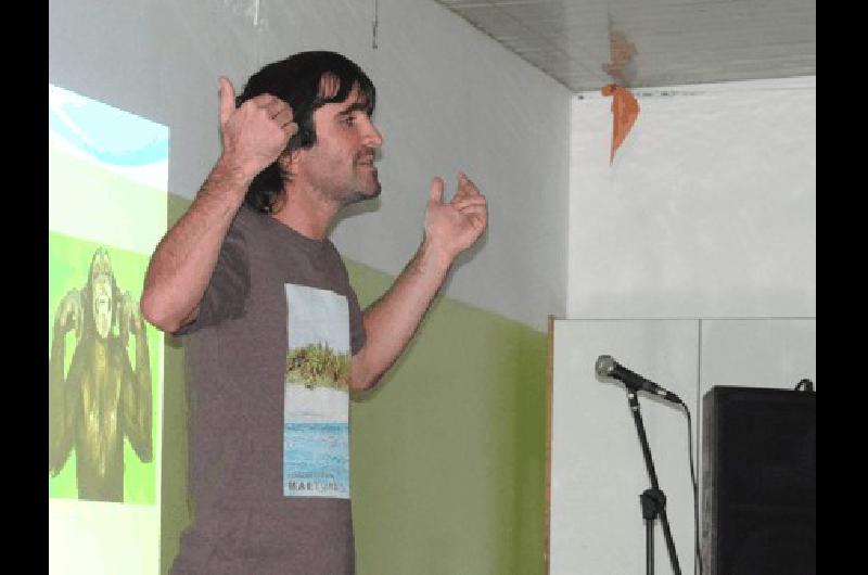 BenjamÃ­n Pastaran estuvo en La Madrid y brindÃ³ una charla para jÃ³venes 