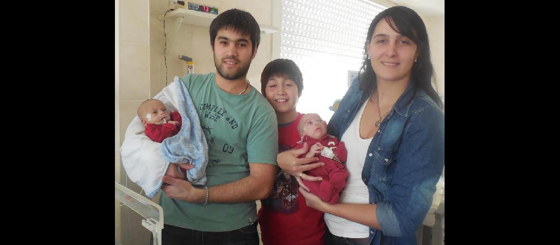 La familia en pleno ya en Laprida empezando el rodar de dÃ­as mÃs felices 