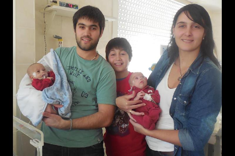 La familia en pleno ya en Laprida empezando el rodar de dÃ­as mÃs felices 