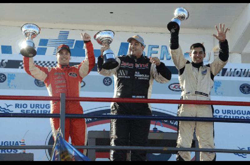 El podio del 8Âº capÃ­tulo del TCPM- Reynoso GonzÃlez y Valle 