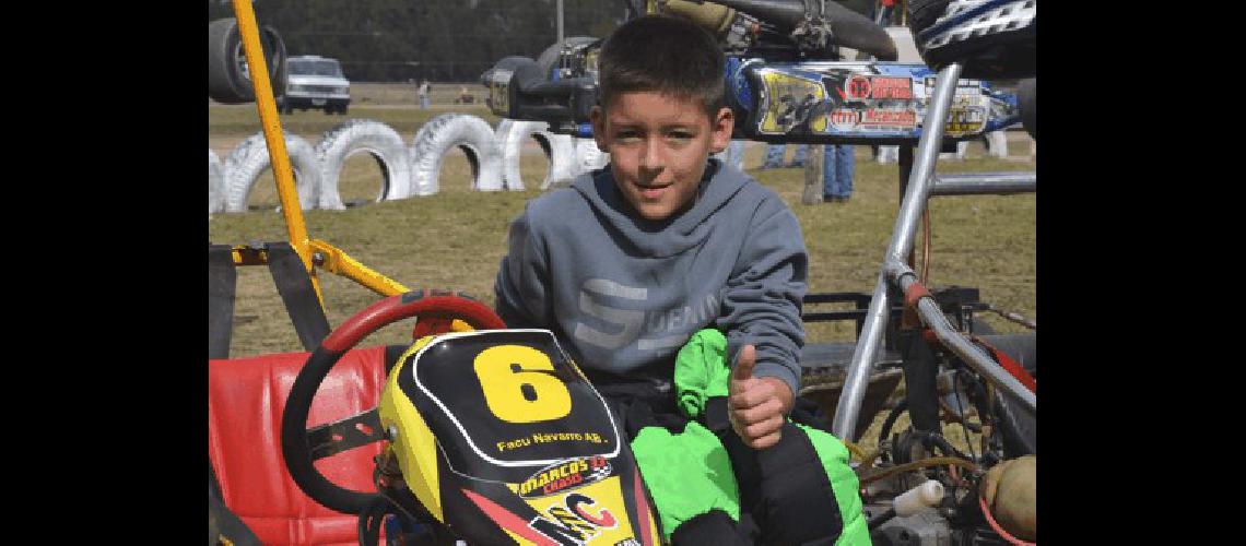 Facu Navarro terminÃ³ 2Âº en la clasificaciÃ³n de los mÃs pequeÃ±os y va por su primer podio en Escuela 50cc 