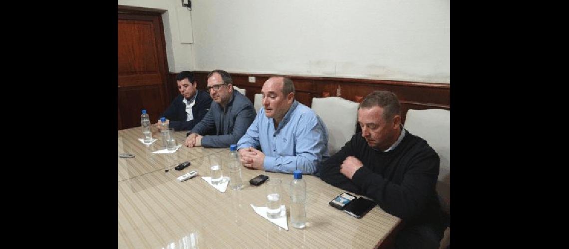 FabiÃn Perechodnik se reuniÃ³ con autoridades lamatritenses 