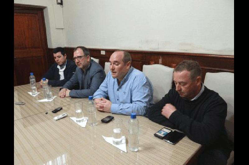 FabiÃn Perechodnik se reuniÃ³ con autoridades lamatritenses 