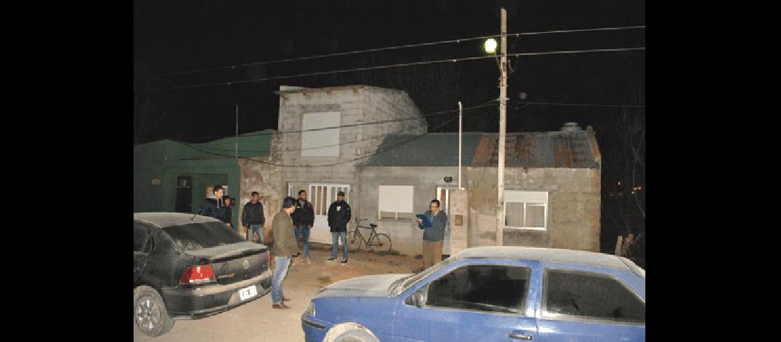 El allanamiento se realizÃ³ ayer a la tarde 