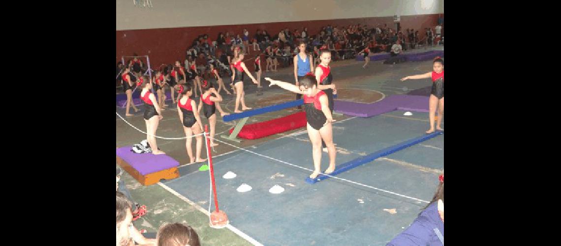 MÃs de 200 niÃ±as participaron del primer torneo de gimnasia artÃ­stica de La Madrid 