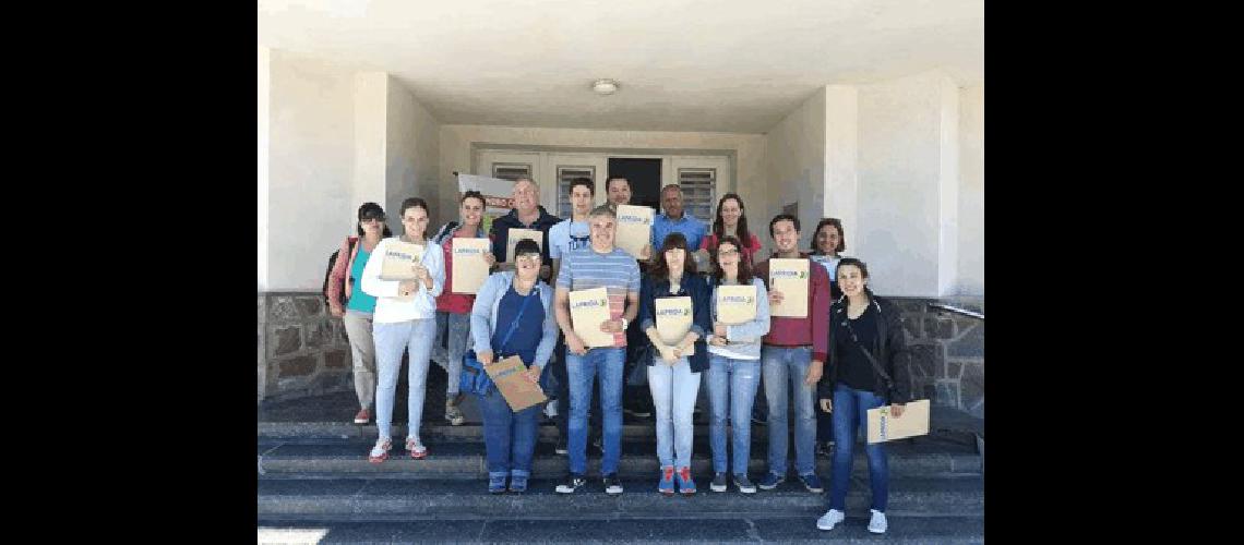 El equipo que realizarÃ el relevamiento de datos en los barrios lapridenses 