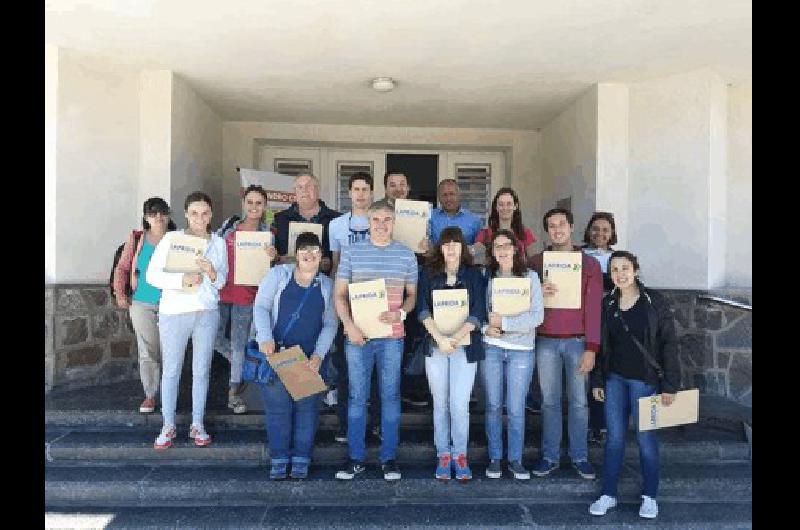 El equipo que realizarÃ el relevamiento de datos en los barrios lapridenses 