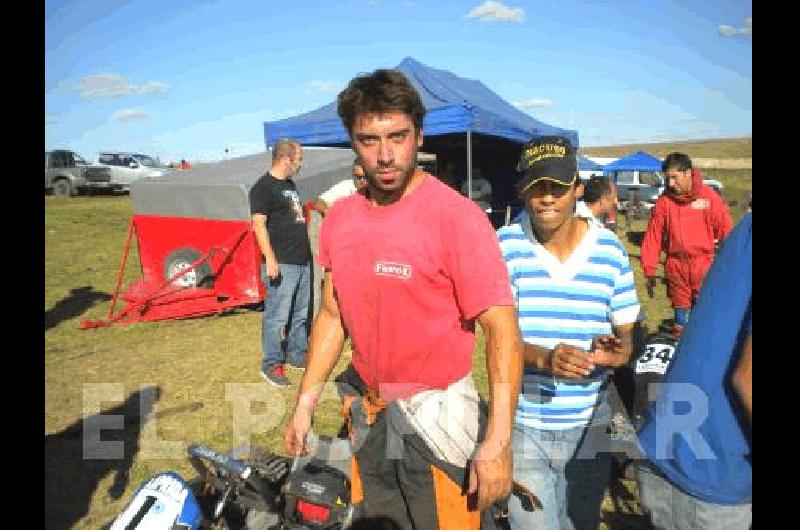 El campeÃ³n de Laprida Jonathan Bordacahar el mÃs rÃpido en Directo 125 cc 