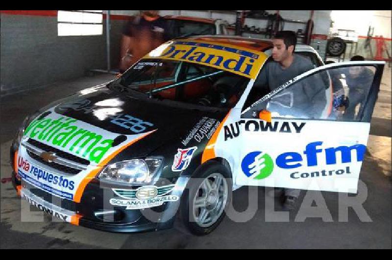 Ya estÃ listo el Chevrolet del equipo JCB Motorsport que empezarÃ a conducir hoy Herrera en Viedma 