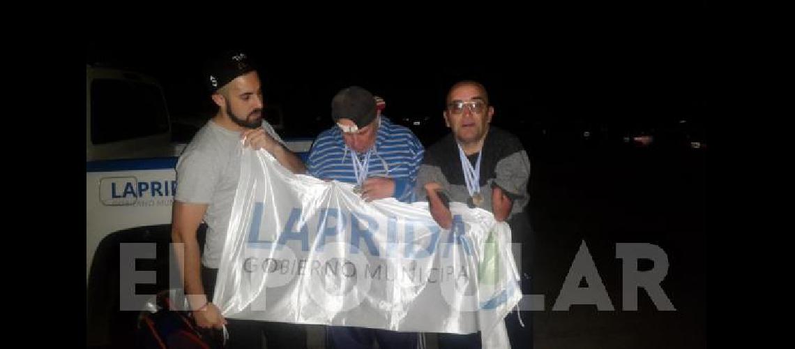 El Municipio de Laprida estuvo representado por Manuel Alacid Gustavo IrazÃbal y Facundo MartÃ­n 