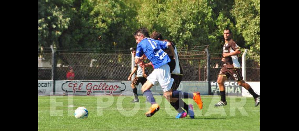 Santiago FernÃndez le dio la victoria a LilÃn sobre Platense 