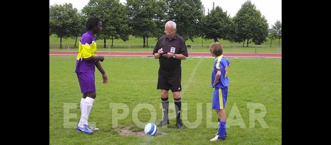 Romelu Lukaku cuando jugaba en divisiones inferiores 