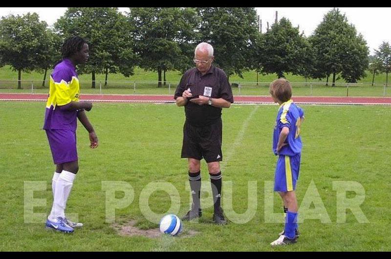 Romelu Lukaku cuando jugaba en divisiones inferiores 