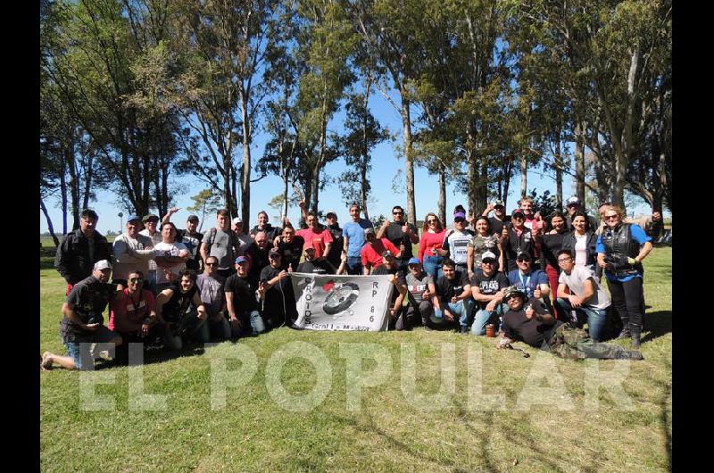 MÃs de 50 motociclistas de distintos puntos del paÃ­s llegaron al motoencuentro lamatritense Agencia La Madrid