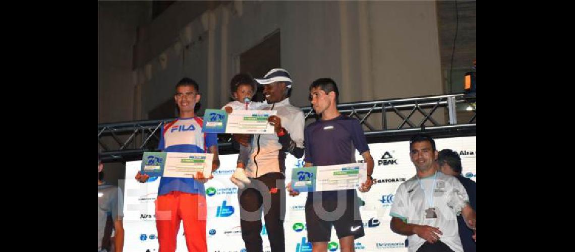 El keniata radicado en Laprida fue el ganador de la 20Âª ediciÃ³n 