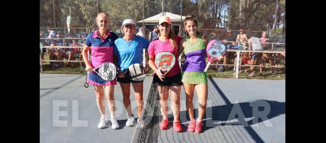 En el balneario con una clÃ­nica de Padel en la que participÃ³ entre otros la ex quÃ­ntuple campeona del mundo Adriana Costagliola y grandes jugadoras de este deporte 