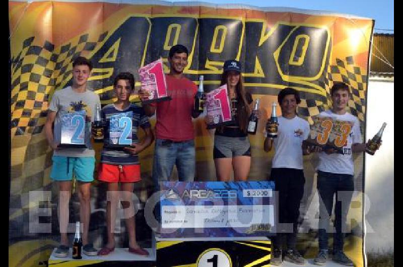 MatÃ­as Venancio junto con SofÃ­a Arias quedaron en lo mÃs alto del podio de Junior 