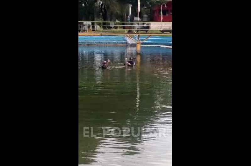 El hallazgo del reloj se produjo el lunes Ãºltimo durante la prÃctica del grupo de buceo de Bomberos Voluntarios de La Madrid en el Balnerario 