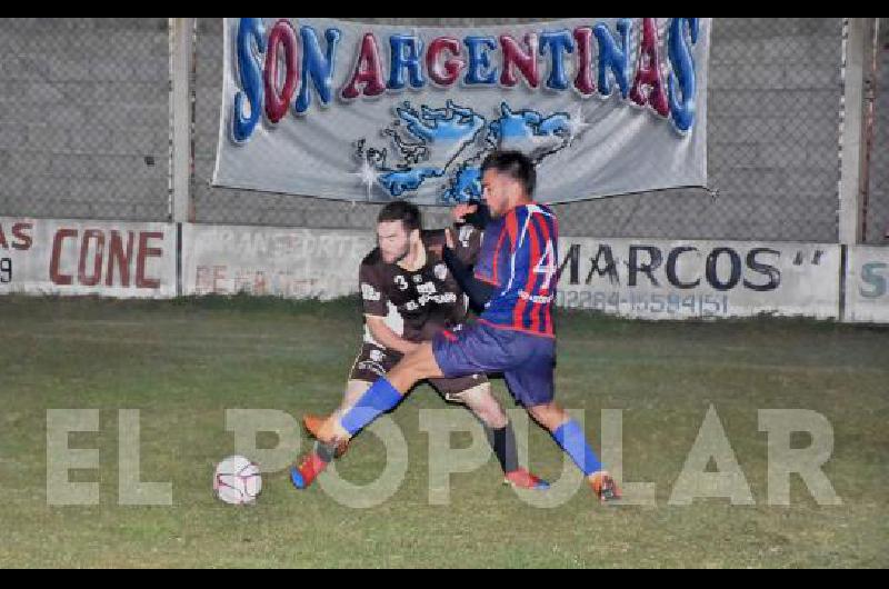 Pasaje del partido jugado el jueves en el campo calamar 