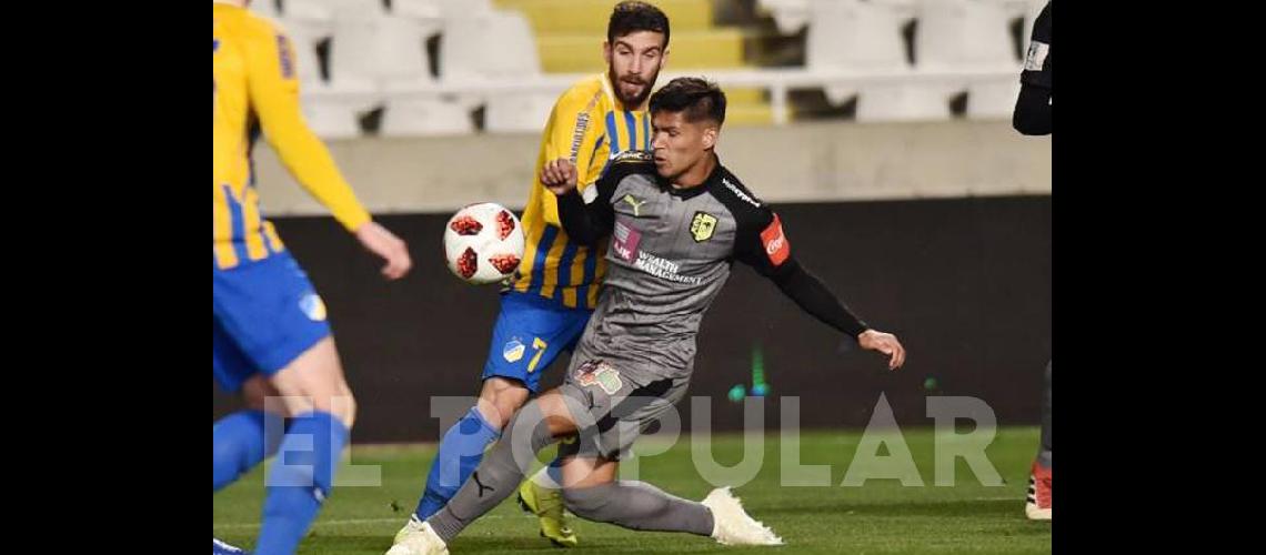 Facundo GarcÃ­a jugÃ³ en el AEK Larnaca 