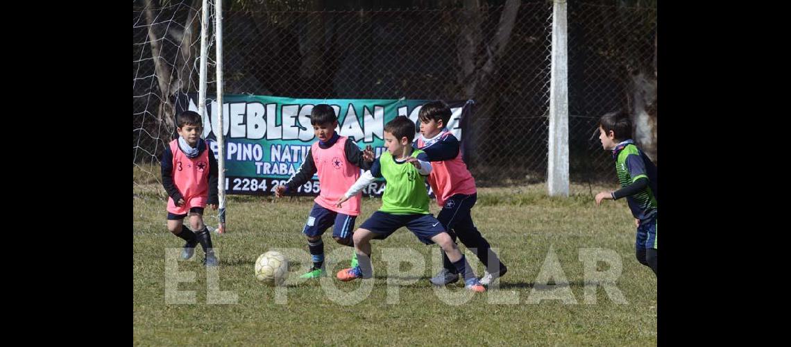 Los chicos jugaron en Sierra Chica