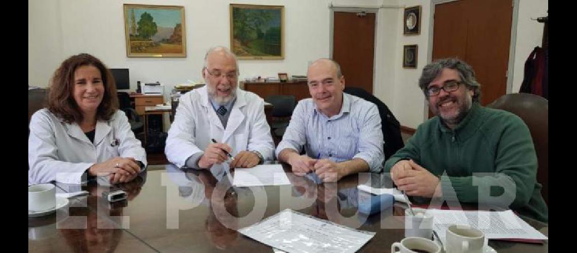 El intendente Alfredo Fisher firmoacute un convenio con la Facultad de Medicina