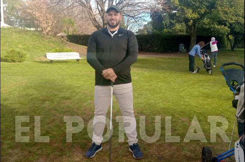 GermÃ�n BenÃ­tez uno de los presentes en el torneo de ayer  Prensa CAE Golf 