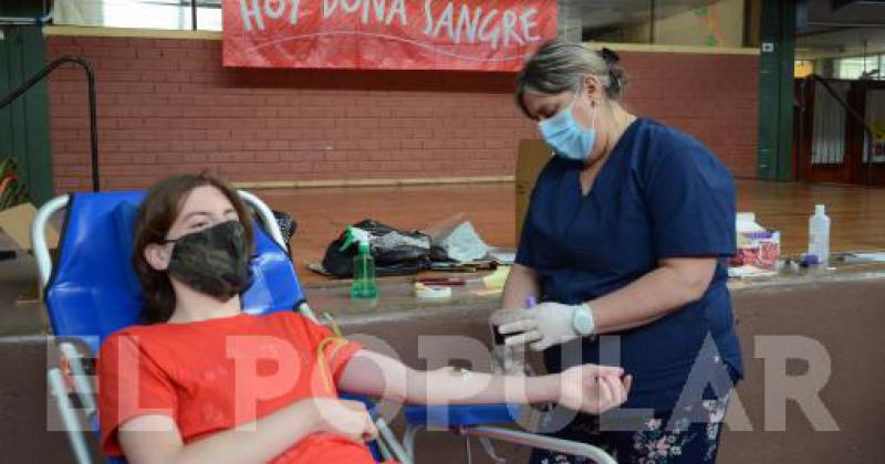 Adems de las colectas externas Hemoterapia ofrece la posibilidad de acercarse de manera voluntaria al Hospital Municipal