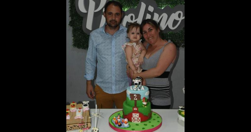Lola Camplone cumplió 2 años junto con su mam y su pap