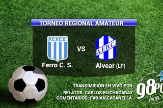 El Carbonero recibe a Alvear FBC en el cierre de la llave de Playoffs del Torneo Regional Amateur