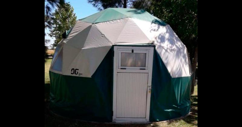 Los que sí tendrn muebles sern los domos glamping que estn terminando de construirse tendrn 7 m de dimetro y 4 de altura