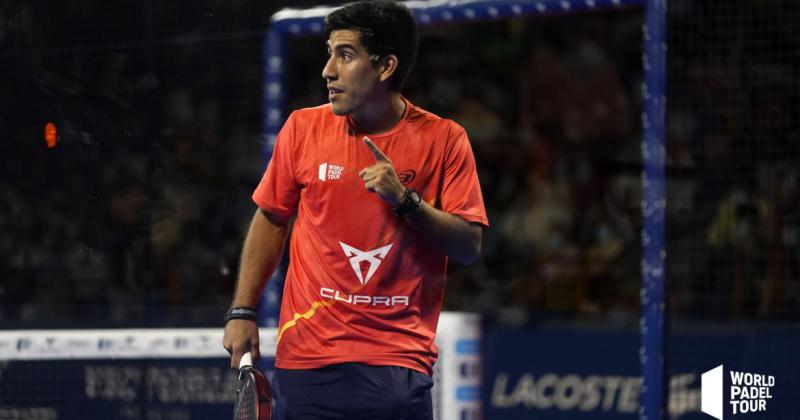  Federico Chingotto es parte del circuito mundial de pdel