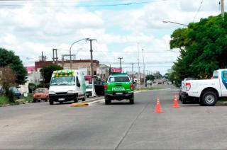 Una ambulancia del SAME acudió a Estrada y Urquiza